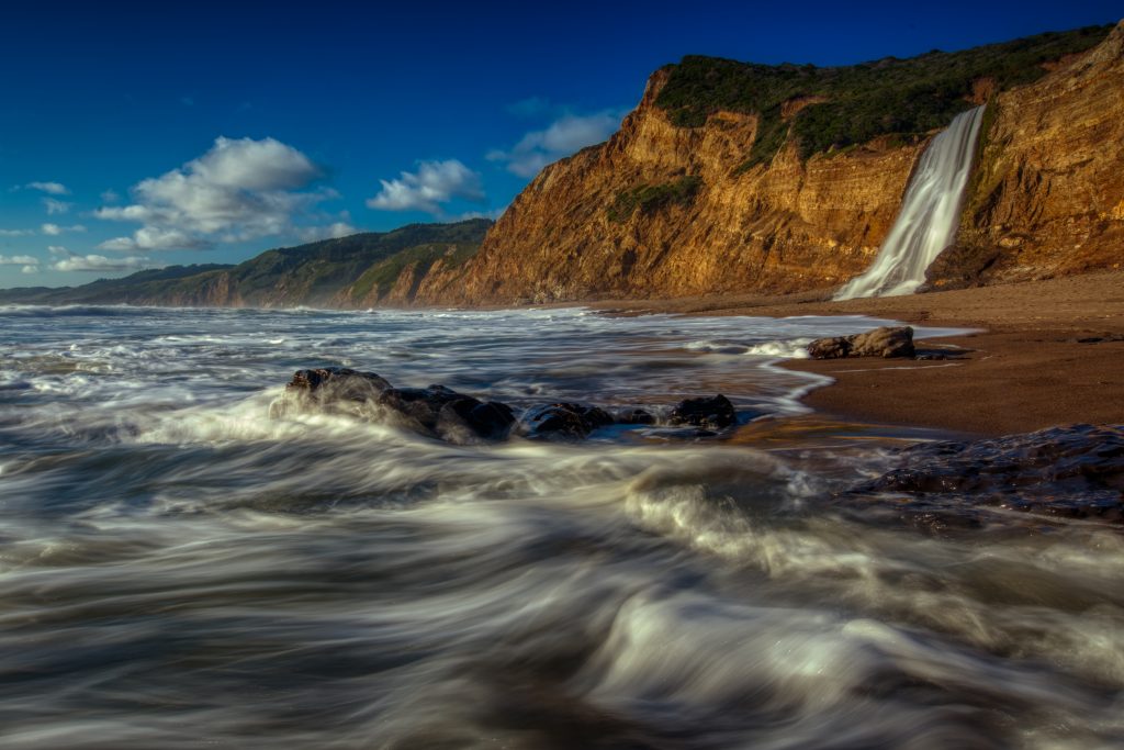 Alamere Fall, Point Reyes. California.